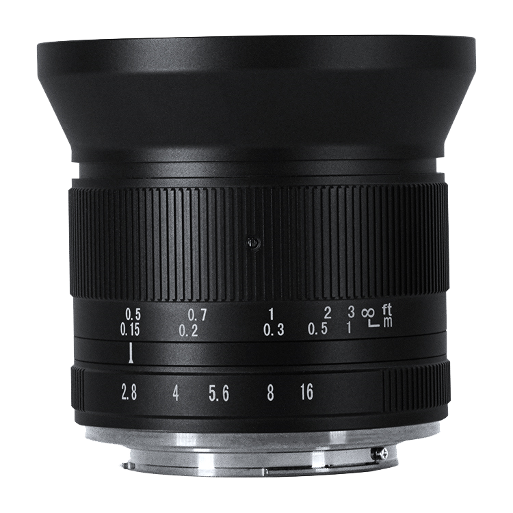 7artisans 12mm f/2.8 II wide angle manual lens for APS-C mirrorless camera - anti-distortion - Canon EOS M RF Fujifilm Sony Olympus OM-D Nikon Z