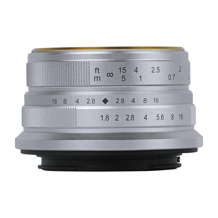 7artisans 25mm f/1.8 manual lens for APS-C mirrorless camera - Fujifilm Sony Olympus OM-D Nikon Z