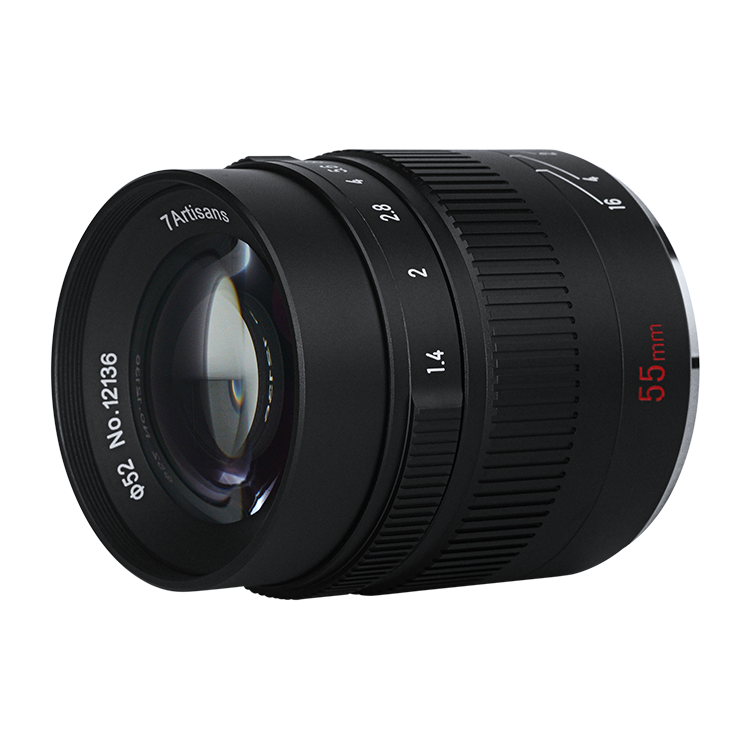 7artisans 55mm f/1.4 II manual lens for APS-C mirrorless camera - Fujifilm X Nikon Z Olympus OM-D