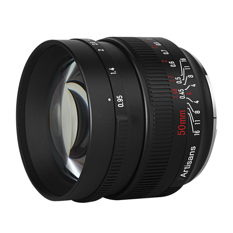 7artisans 50mm f/0.95 Large Aperture APS-C Manual Lens for Fuji X-Mount Sony E Canon RF Olympus Micro 4/3 Nikon Z mirrorless camera + UV filter