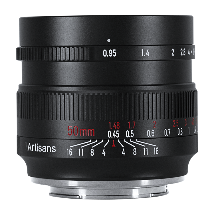7artisans 50mm f/0.95 Large Aperture APS-C Manual Lens for Fuji X-Mount Sony E Canon RF Olympus Micro 4/3 Nikon Z mirrorless camera + UV filter