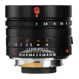 7artisans M 35mm f/2.0 II rangefinder lens for Leica M mount L/M mirrorless camera - M8 M9 M Typ 240 246 262