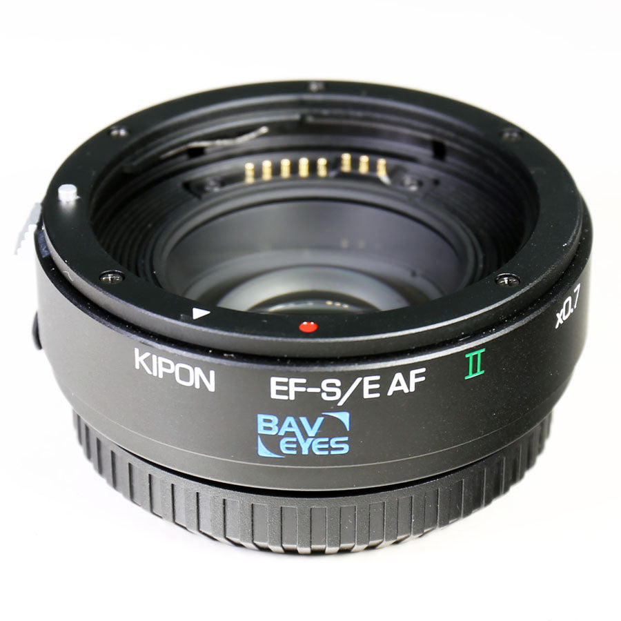 Kipon Baveyes 0.7x EF-S/E AF Auto Focus Lens Adapter for Canon EF Lens to Sony E-Mount Camera APS-C A6000 A5100 NEX-7 6 5