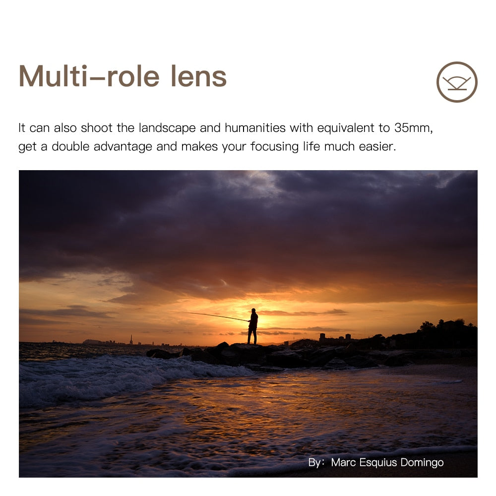 TTArtisan 23mm F/1.4 APS-C Camera Lens for mirrorless camera - Sony E Fuji X Canon EOS RF NIKON Z MFT