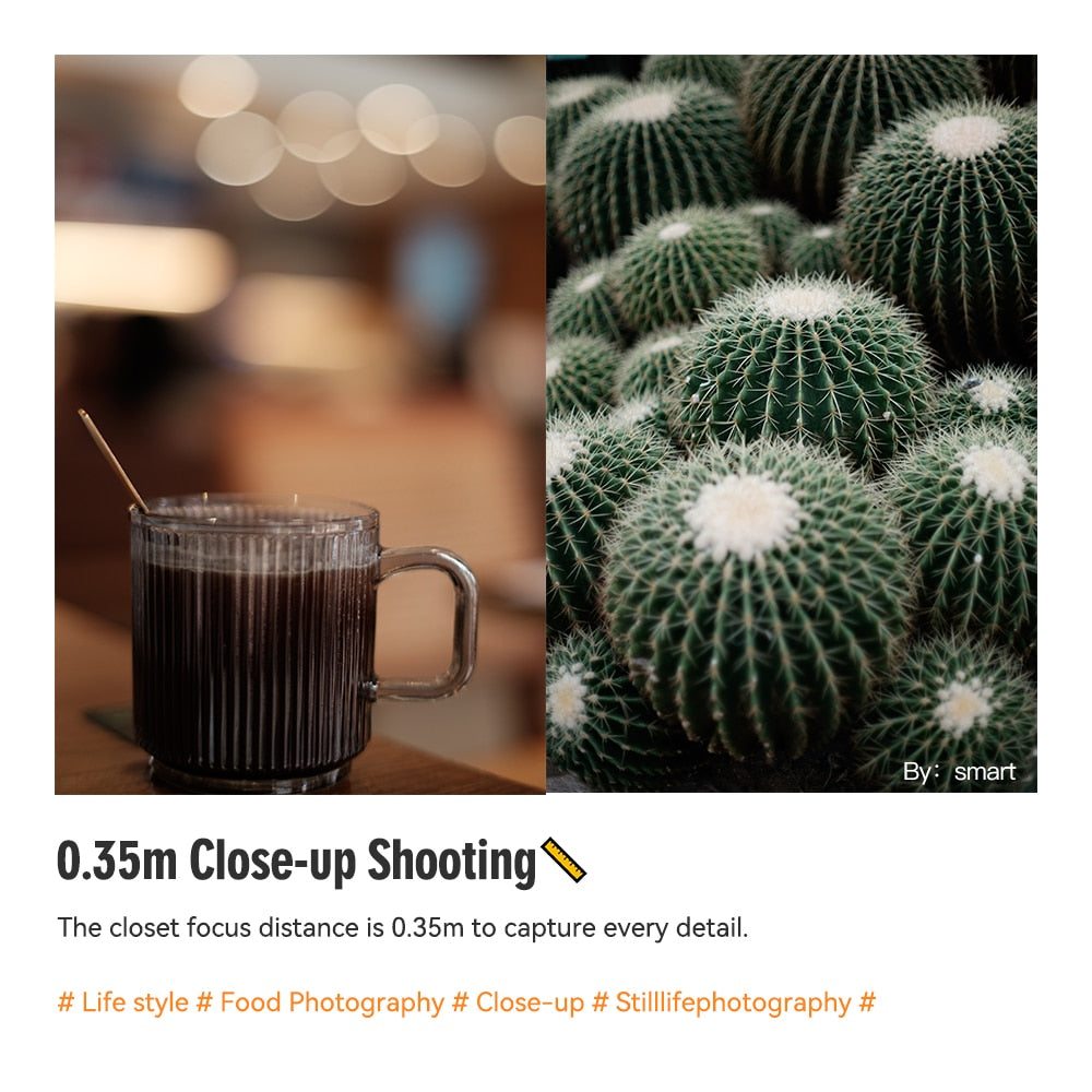 TTArtisan 35mm F/0.95 APS-C Camera Lens for mirrorless camera - Sony E Fuji X Canon EOS M RF NIKON Z Leica Panasonic L