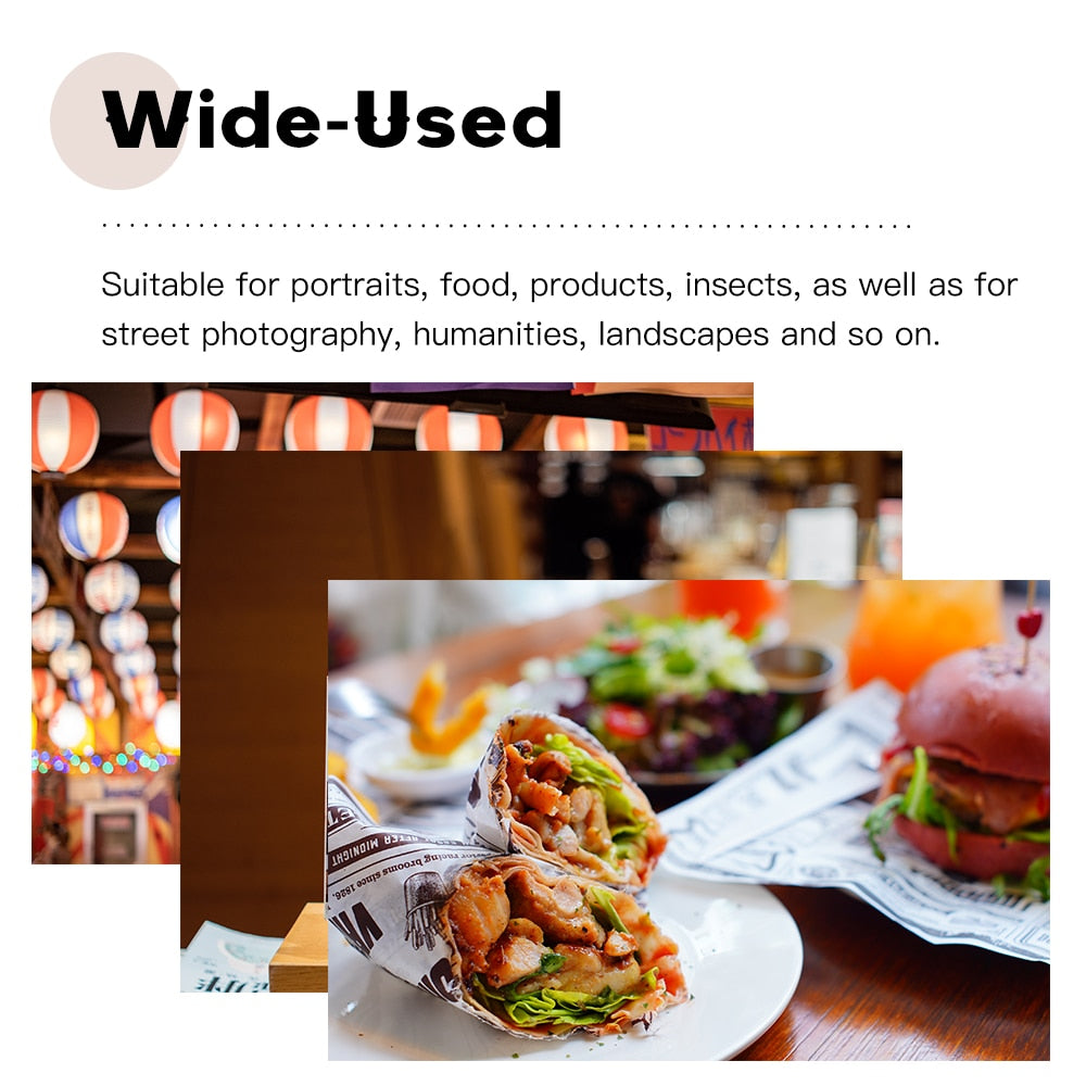 TTArtisan 35mm F/1.4 APS-C Camera Lens for mirrorless camera - Sony E Fuji X Canon EOS M RF NIKON Z MFT Leica Panasonic L