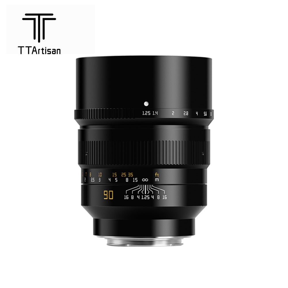 TTArtisan 90mm F/1.25 Full Frame Manual Portrait Lens for mirrorless camera - Fujifilm GFX Hasselblad X1D Mount