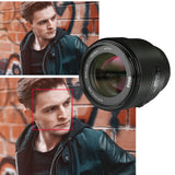 Meike 85mm f/1.8 FF STM auto focusing full frame portrait lens for Sony E mount Nikon Z Fujifilm X Leica TL SL