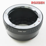 Olympus OM mount lens to Nikon 1 mount adapter - J1 J2 V1 V2 V3 J3 J4 J5 S1