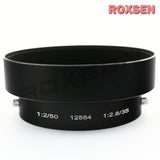Replacement Metal Lens Hood for Leica 12564 - Elmarit R 35mm f2.8 Summicron R 50mm f2