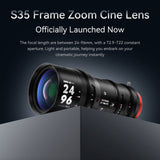 7artisans Sprite 24-96mm T2.9 Super 35 Cine Zoom Lens for Canon EF mount