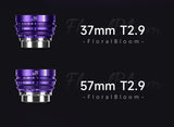 7artisans Floral Bloom 37mm T2.9 Full frame Cine Lens - PL mount purple