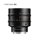 TTArtisan 50mm T2.1 Dual Bokeh Cine Full Frame Lens for mirrorless camera - Sony E Nikon Z Canon RF Leica Panasonic L Mount