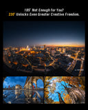 7artisans 6mm f/2 manual fisheye lens for APS-C mirrorless camera - Fujifilm X Sony E OM-D Nikon Z Canon RF