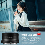 7artisans AF 27mm f/2.8 Auto focusing APS-C Lens for Nikon Z mount mirrorless camera Z50 II Z30 Z fc