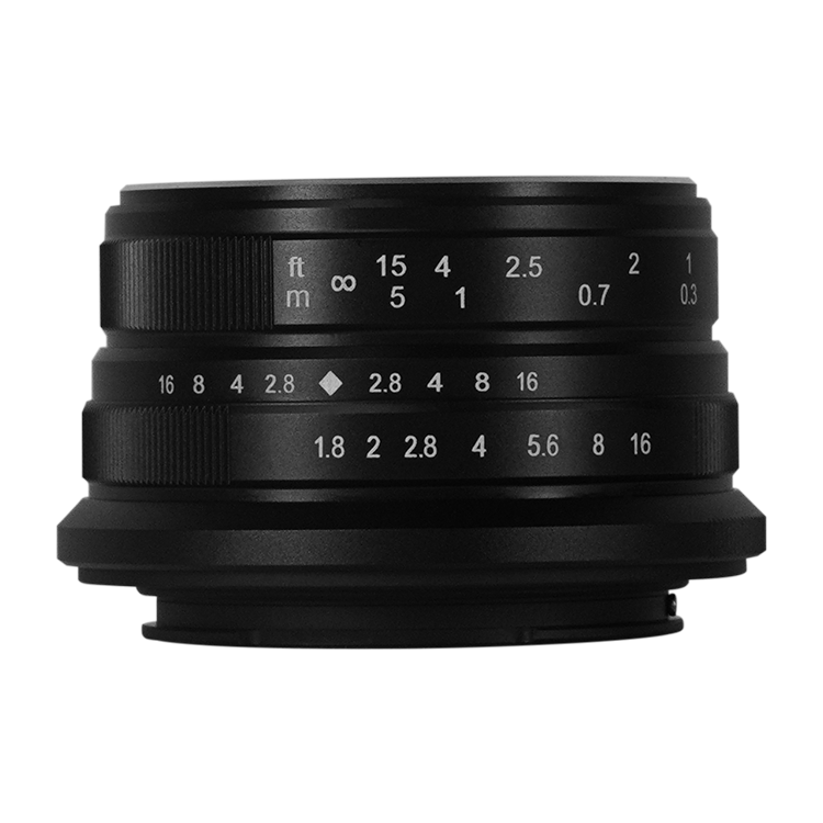7artisans 25mm f/1.8 manual lens for APS-C mirrorless camera - Canon EOS M Fujifilm Sony Olympus OM-D