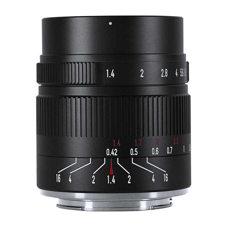 7artisans 55mm f/1.4 II manual lens for APS-C mirrorless camera - Canon EOS M Fujifilm Sony Olympus OM-D