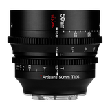 7artisans 50mm T1.05 APS-C Cine Lens for Fuji X-Mount Sony E Canon RF Olympus Micro 4/3 Leica L mirrorless camera