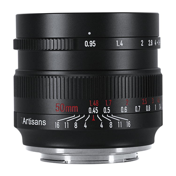 7artisans 50mm f/0.95 Large Aperture APS-C Manual Lens for Fuji X-Mount Sony E Canon EOS M Olympus Micro 4/3 Nikon Z mirrorless camera + UV filter