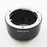 Kipon Olympus OM mount lens to Fujifilm X mount mirrorless camera adapter - X-Pro1 Pro2 Pro3 T1 T100 T200 H1 H2