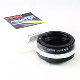 Kipon Nikon F (G) AF mount lens to Sony NEX E mount mirrorless camera adapter - A7 A7R IV V A7S III A6000 A6500 A5000
