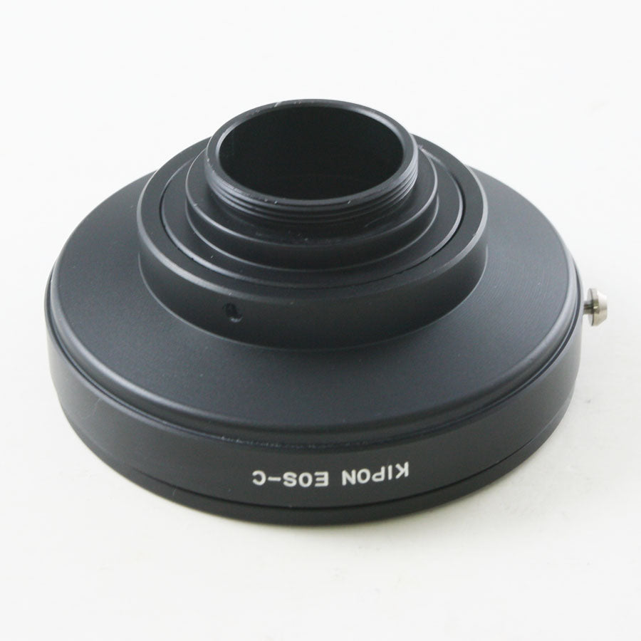 Kipon Canon EOS EF mount lens to C mount 16mm film format camera adapter - Bolex H16