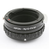 Kipon Nikon F mount G lens to Fujifilm X mount mirrorless camera adapter macro helicoid - X-Pro1 Pro2 Pro3 T1 T100 T200 H1 H2