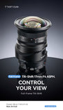 TTArtisan Tilt-shift 17mm F/4 Full Frame Camera Lens for mirrorless camera - Sony E Fuji GFX