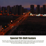 7artisans Tilt & shift 50mm f/1.4 manual lens for APS-C mirrorless camera - Fujifilm X Sony E Olympus OM-D