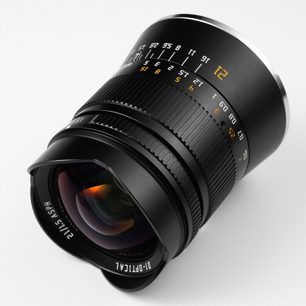 TTArtisan 21mm F/1.5 ASPH Full Frame Wide Angle Manual Lens for mirrorless camera - Sony E Canon R Nikon Z Mount