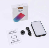 LUXCEO W140 V RGB full color camera video LED light for DSLR mirrorless camera 8W 3000mAh