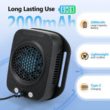 Hot / cold sports massager 3-step temperature adjustable with band straps - rechargeable battery 2000mAh