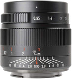 7artisans 35mm f/0.95 Large Aperture APS-C Manual Lens for Fuji X-Mount Sony E Canon EOS M Olympus Micro 4/3 Nikon Z mirrorless camera + UV filter