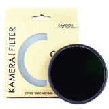 Camdiox CPRO Nano ND1000 Neutral Density 3.0 Filter - for Canon Nikon Sony Olympus Leica DSLR mirrorless camera lenses