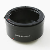Kipon Nikon F Mount AI-S lens to Canon EOS M EF-M mount mirrorless camera adapter - M2 M5 M6 M50 M100