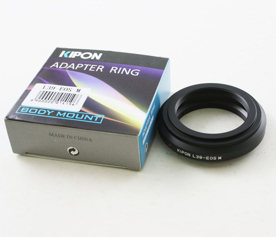 Kipon M39 screw mount LTM lens to Canon EOS M EF-M mount mirrorless camera adapter - M2 M5 M6 M50 M100