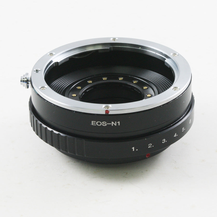 EF Canon mount lens to Nikon 1 mount adapter with aperture - J1 J2 V1 V2 V3 J3 J4 J5 S1