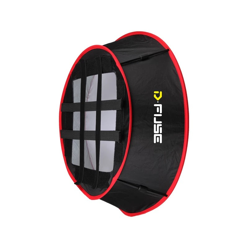 D-Fuse Trapezoid LED Light Panel Softbox universal black - round 11.5"