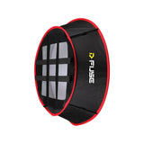D-Fuse Trapezoid LED Light Panel Softbox universal black - round 11.5"