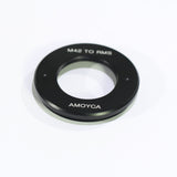 Lens adapter ring for RMS microscope lens to M42 Pentax screw mount camera