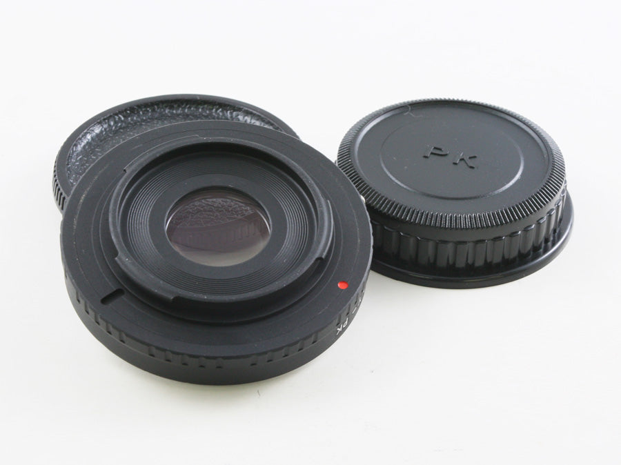 Contax Yashica C/Y mount lens to Pentax K mount PK camera adapter glass infinity - for K10D K200D K-01 K-r K-x K-5