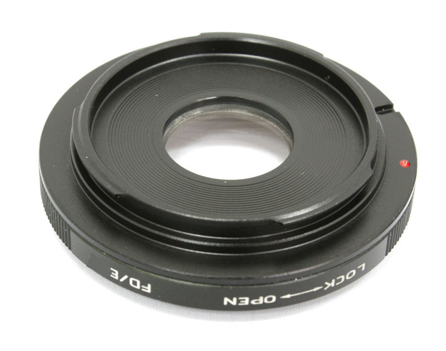 FD mount lens to Canon EOS EF mount camera with glass - Focus Infinity - 5D II III 60D 90D 1300D