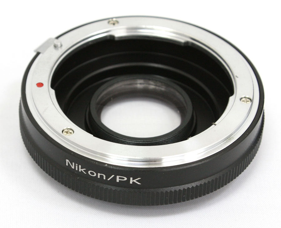 Nikon F mount lens to Pentax K mount PK camera adapter glass infinity - for K10D K200D K100D K20D K-5 7 30 r x