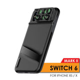 Ztylus Switch 6 Mark II Dual Optics 6-in-1 lens kit for iPhone X XS fisheye tele macro