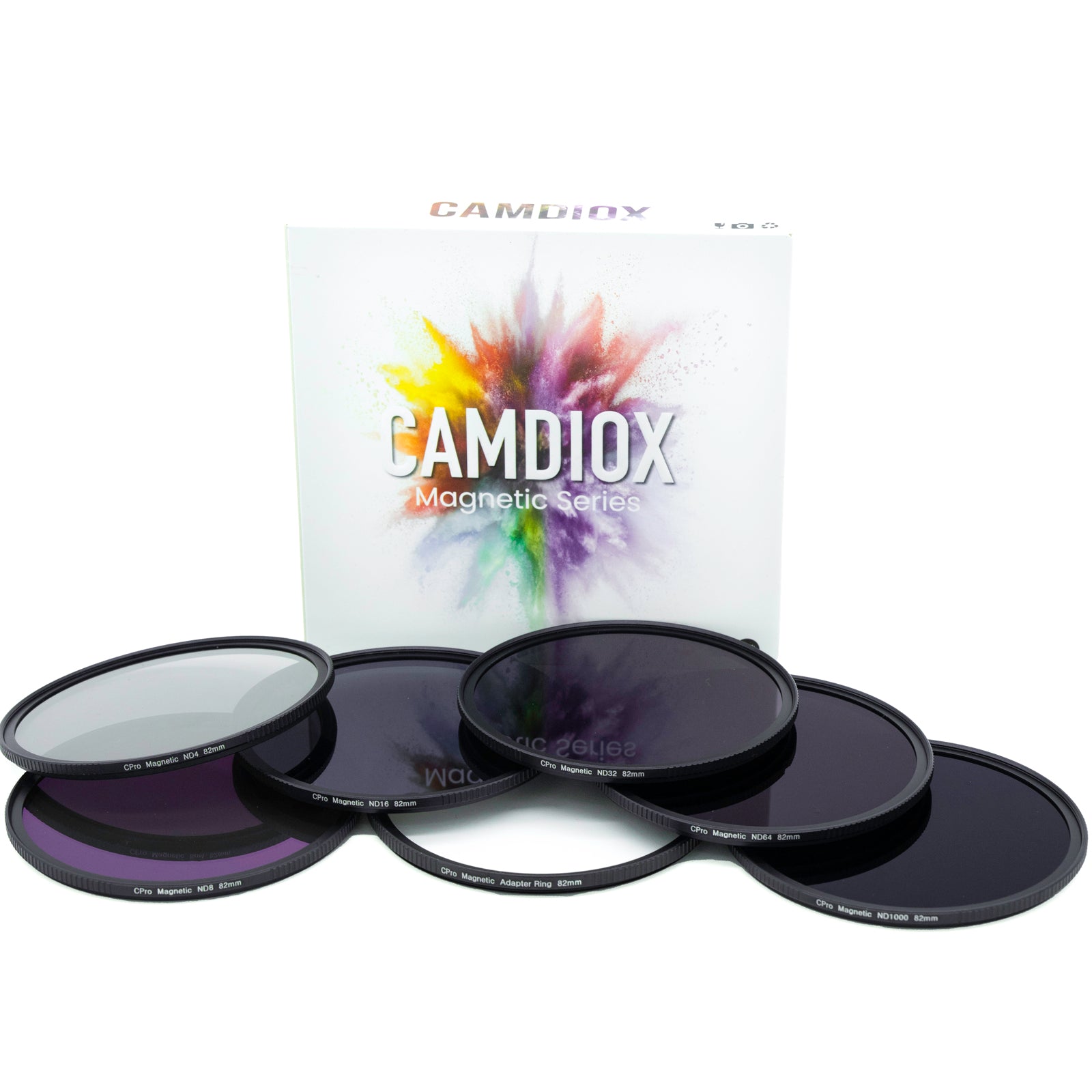 Camdiox CPRO Magnetic ND Neutral Density Filter - ND4 ND8 ND16 ND32 ND64 ND1000 - for Canon Nikon Sony Olympus Leica DSLR mirrorless camera lenses