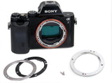Metal replacement modifying mount adapter for Sony E mount NEX camera - NEX-6 A9 II A7 A7R A6000