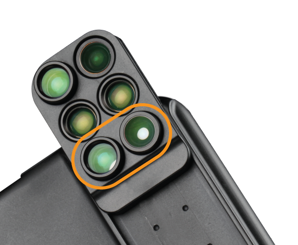 Ztylus Switch 6 Mark II Dual Optics 6-in-1 lens kit for iPhone XS Max fisheye tele macro