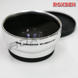 0.45x Wide Angle Conversion Lens 37mm / 52mm / 55mm for Canon Sony Nikon Panasonic Pentax DC camcorder