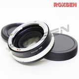 0.72x Focal Reducer Speed Booster Adapter for Nikon F mount G lens to Canon EOS M EF-M mount camera - M5 II M50 M100