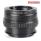 Contax Yashica C/Y mount lens to Canon EOS R RF mount adapter macro focusing helicoid - R R3 R5 R6